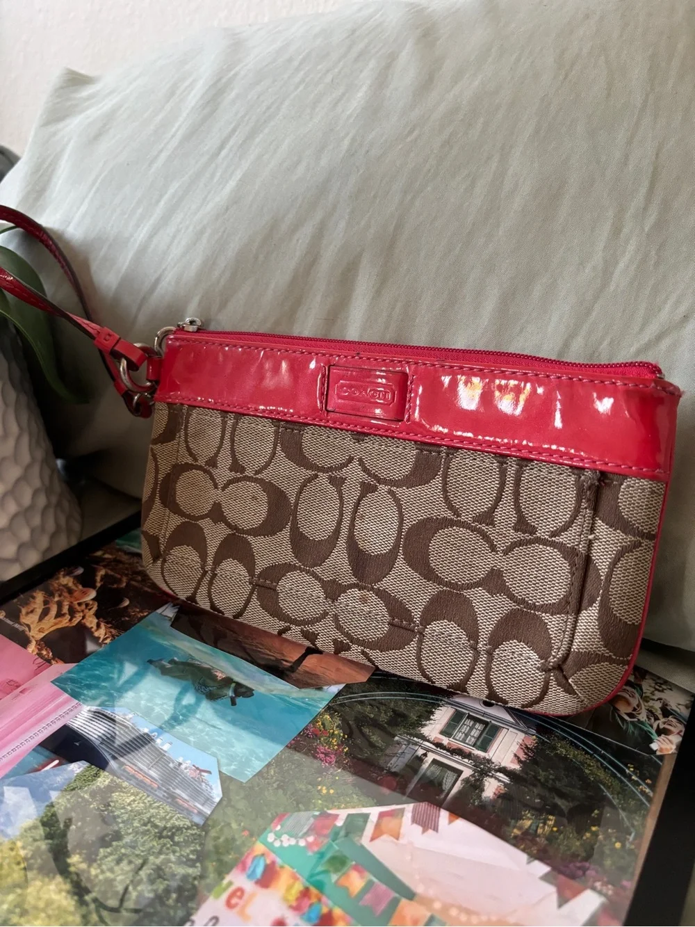 Vintage Pre Owned coach Wristlet